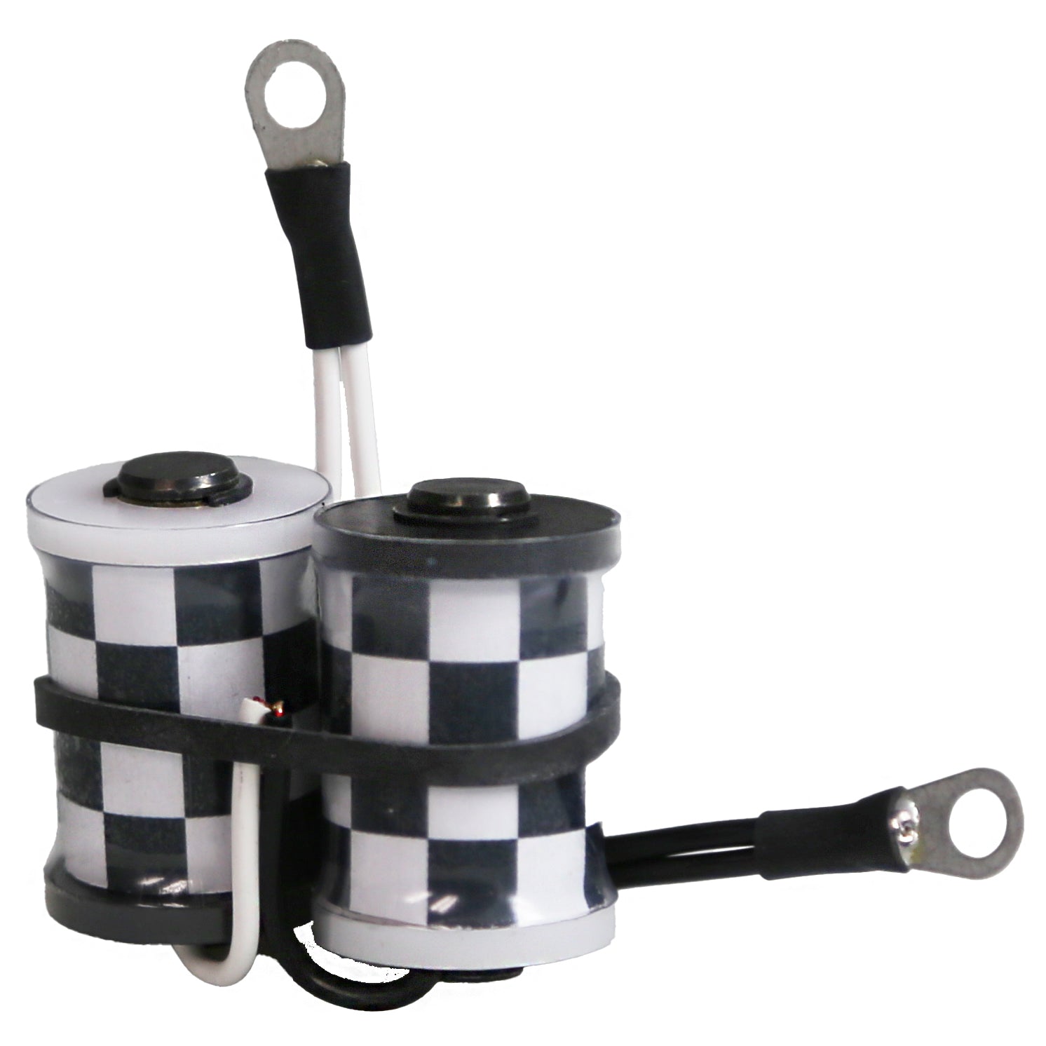 1 1/4" Coils - Checkerboard Black