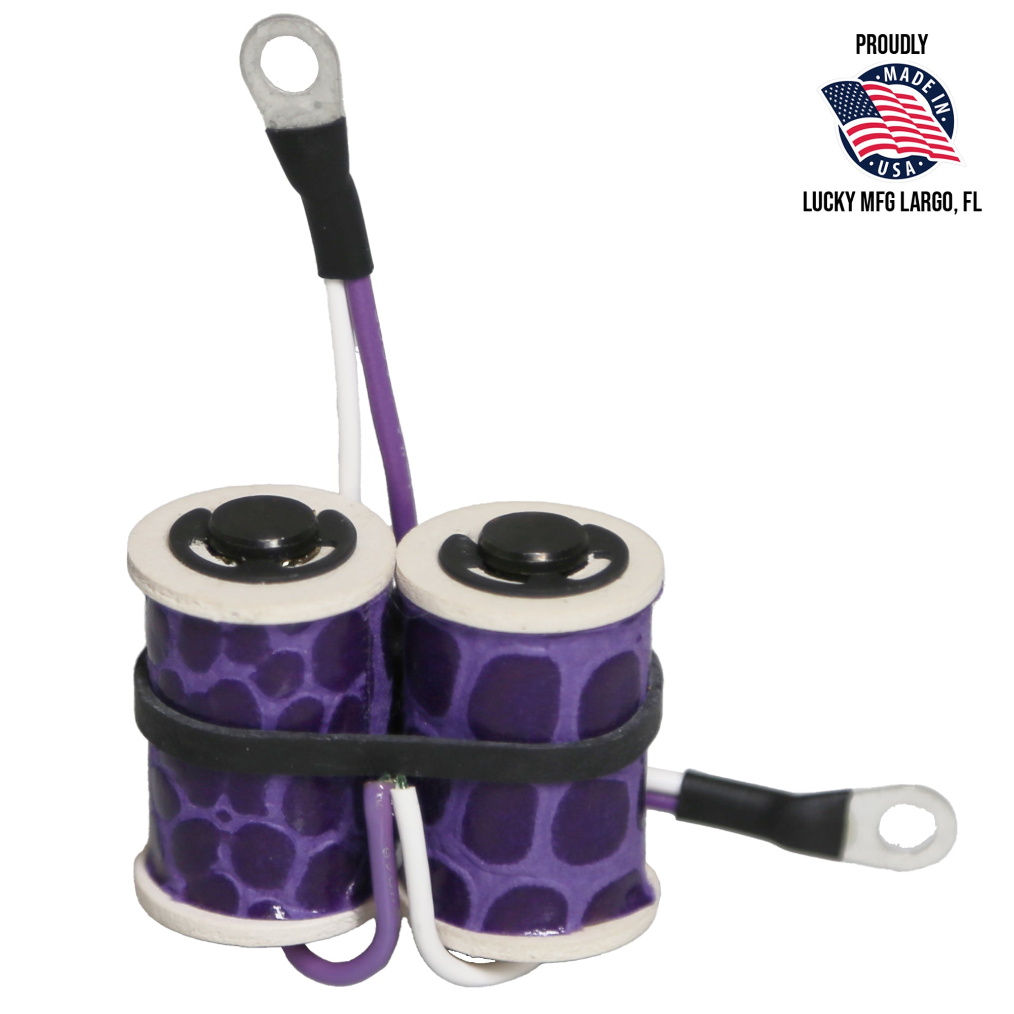 1 1/4&quot; 8 Wrap Custom Coil Set (50v/47uf)