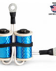 Lucky Supply 1 1/8 inch 8-wrap custom tattoo machine coil set with 35V 47µF capacitor.