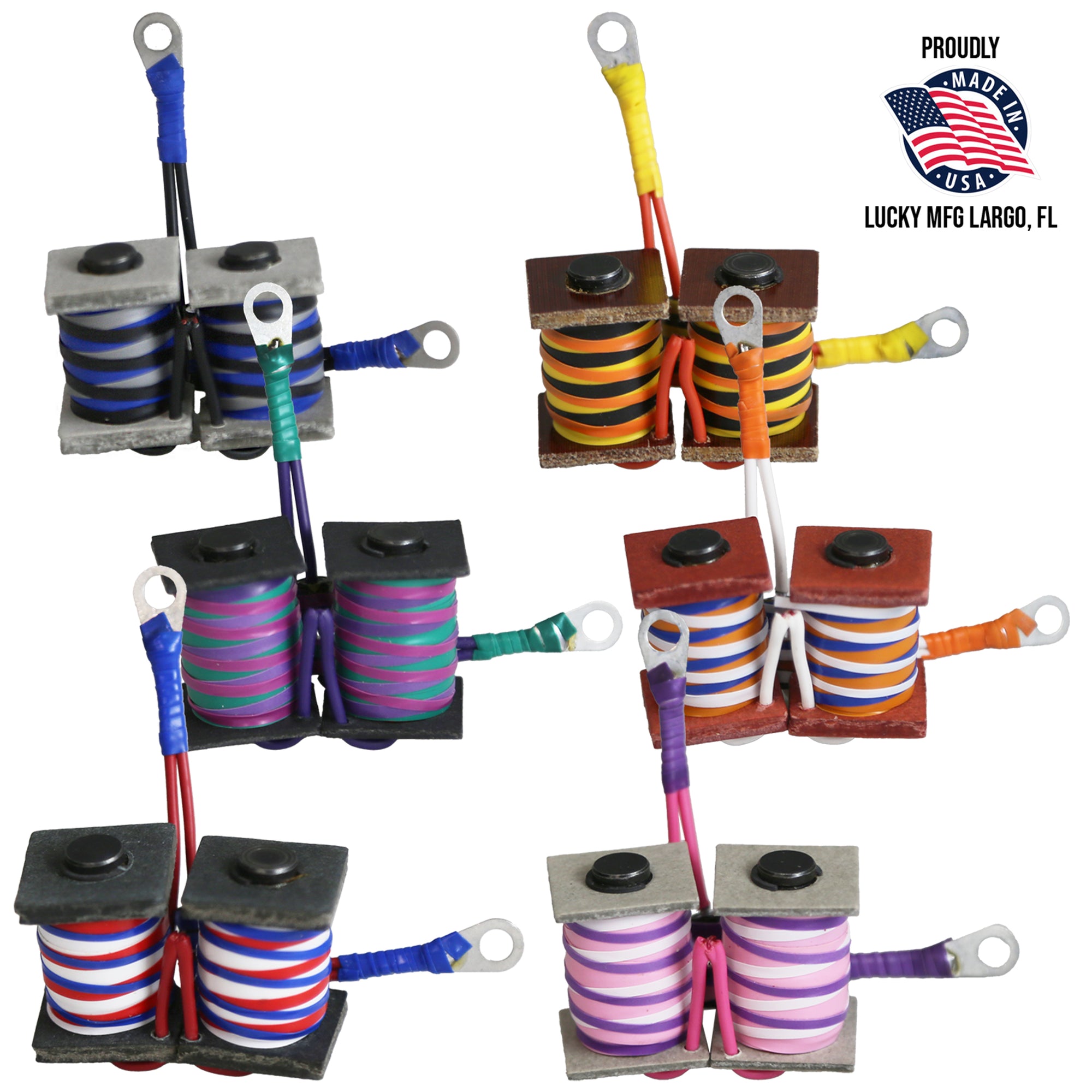 1 1/8&quot; 8 Wrap Custom Coil Set (35v/47uf)