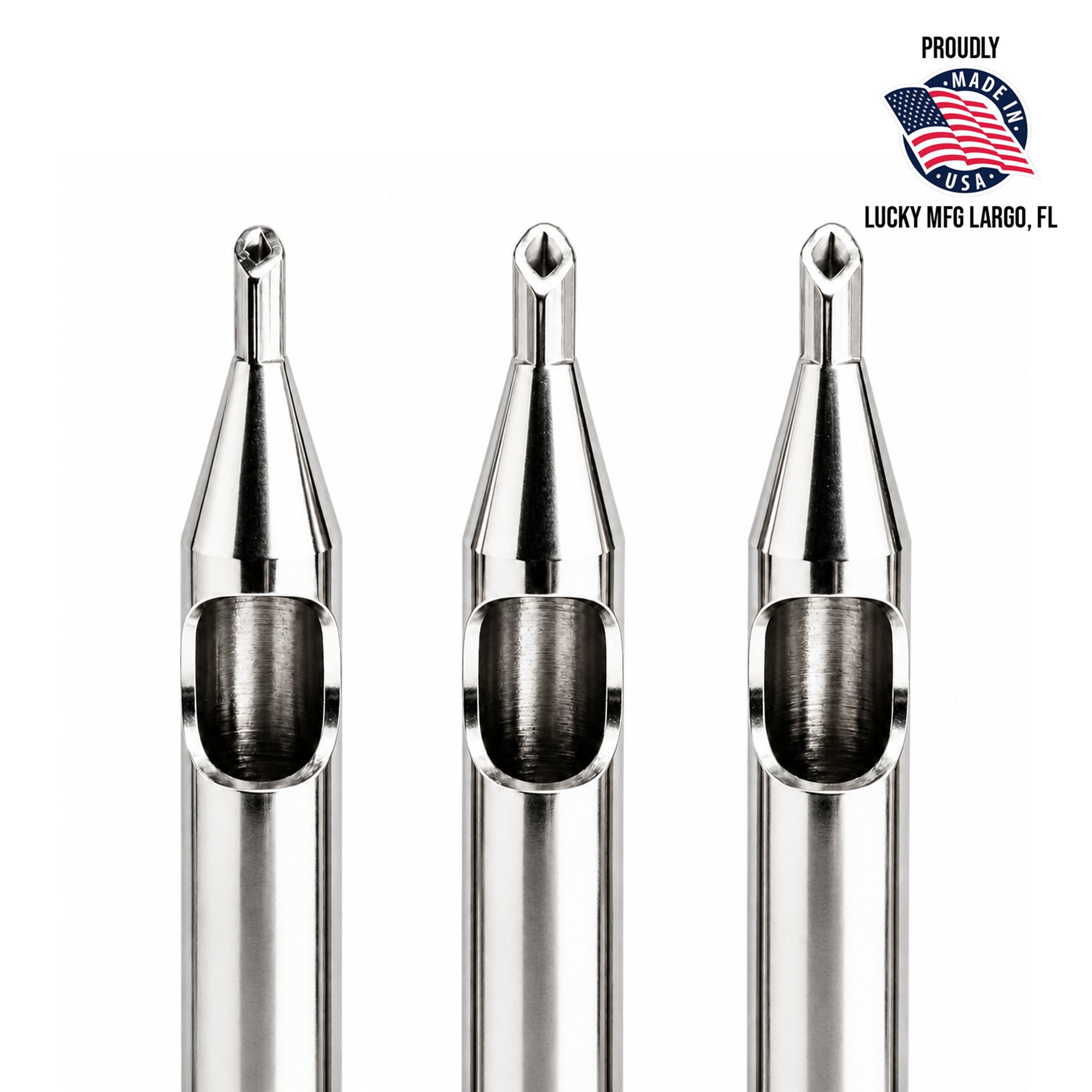 Diamond Tip One Piece Stainless Steel Tubes