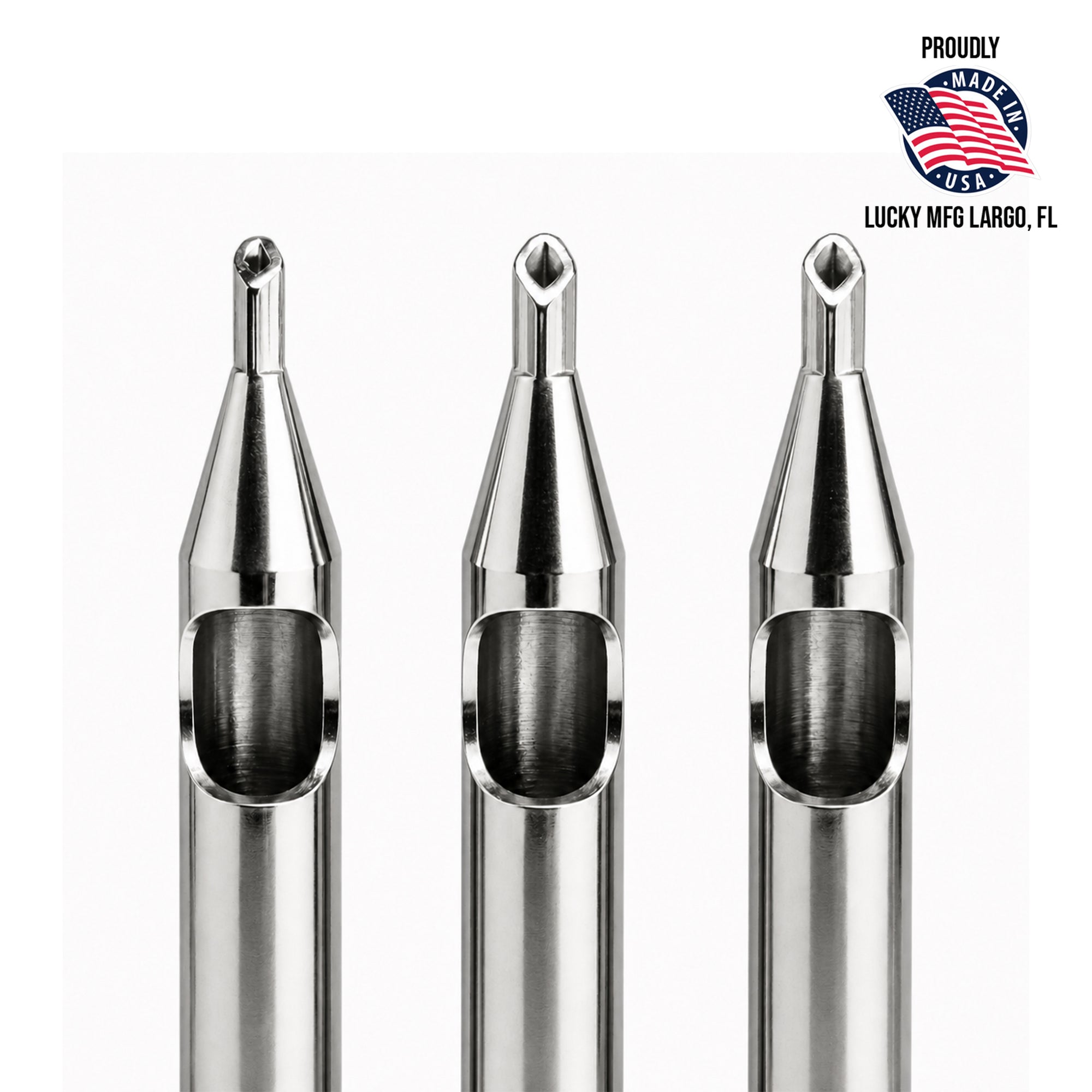 Diamond Tip One Piece Stainless Steel Tubes