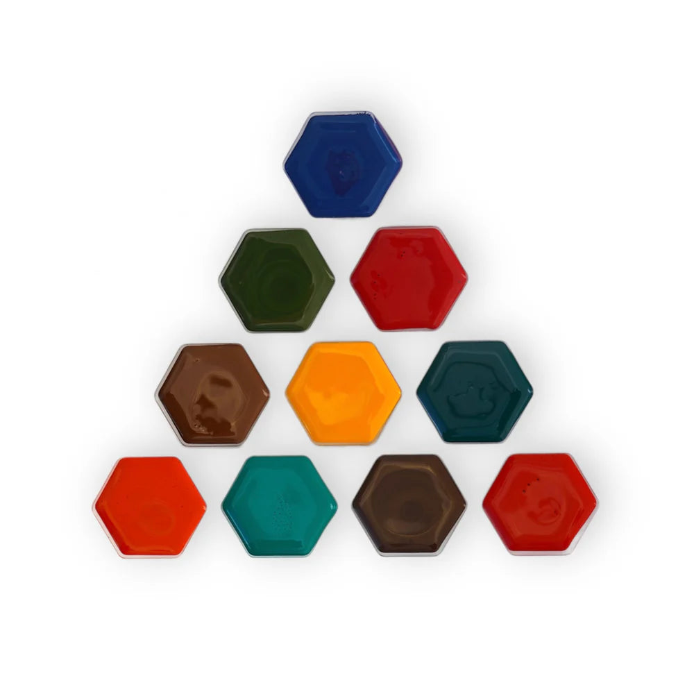 Solid Ink - Old Pigments Set (10 Colors) - 2 oz