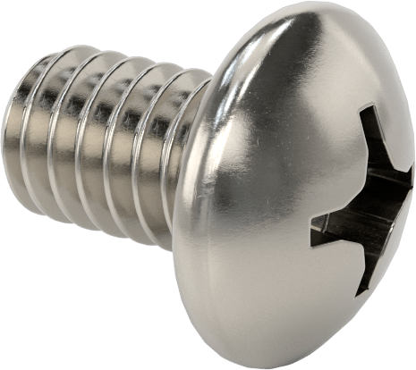 Passivated 18-8 Stainless Steel Pan Head Phillips 8-32 - 1/4"

