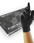 Pro.Tect Black Nitrile Gloves