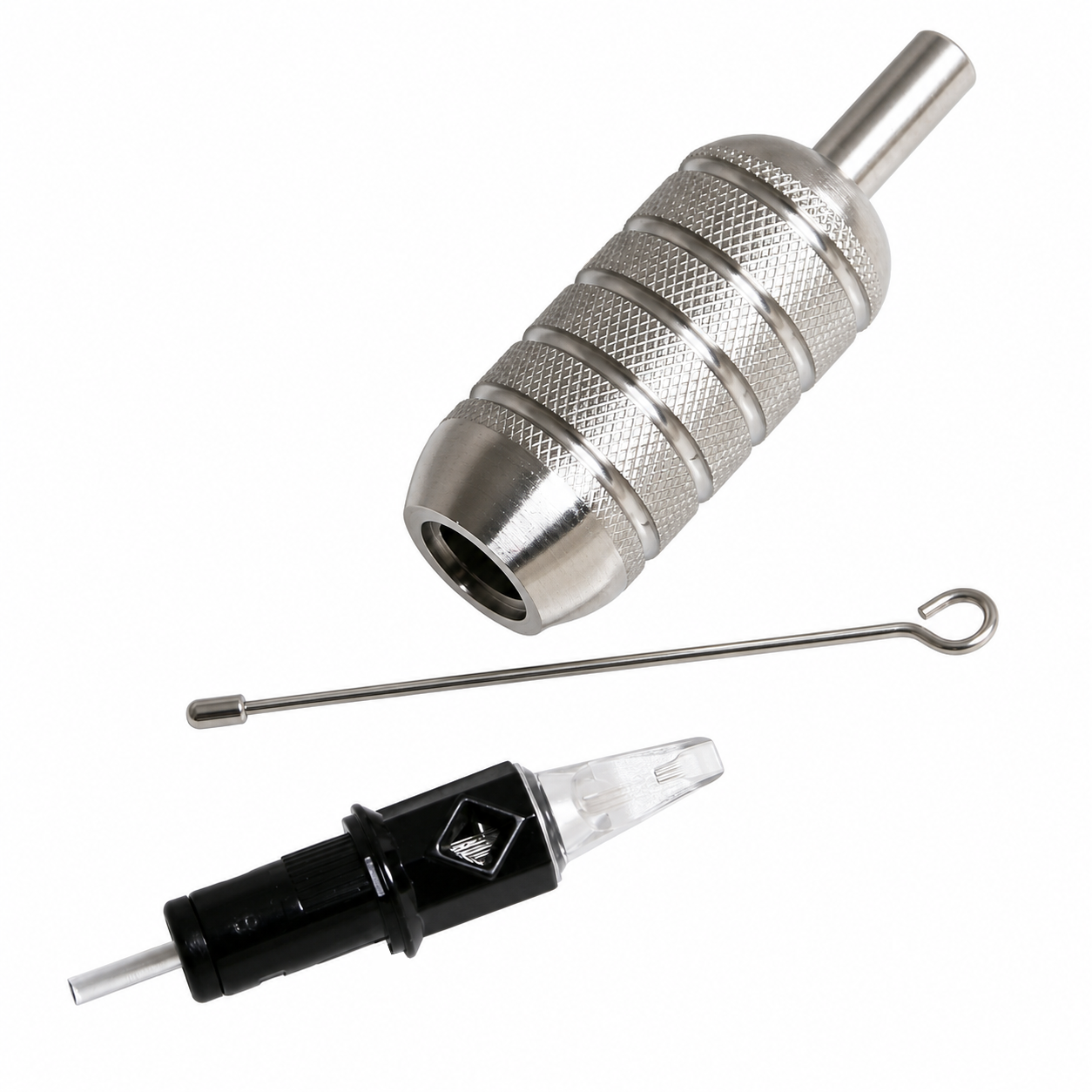 Plunger Bar with Surgical Stainless Steel Cartridge Grip and V1 Mag Cartridge