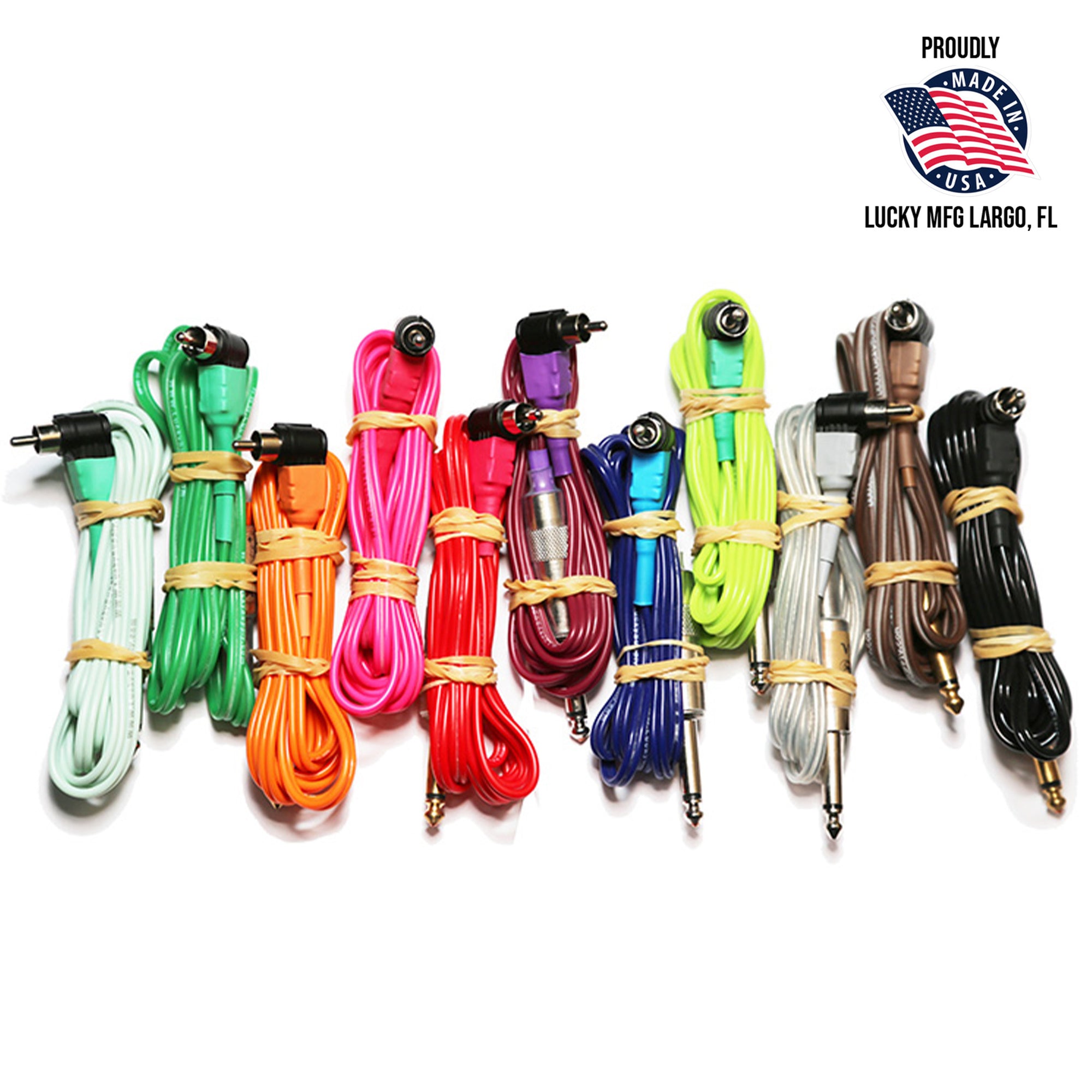Lucky Supply RCA 90 Degree Clip Cord