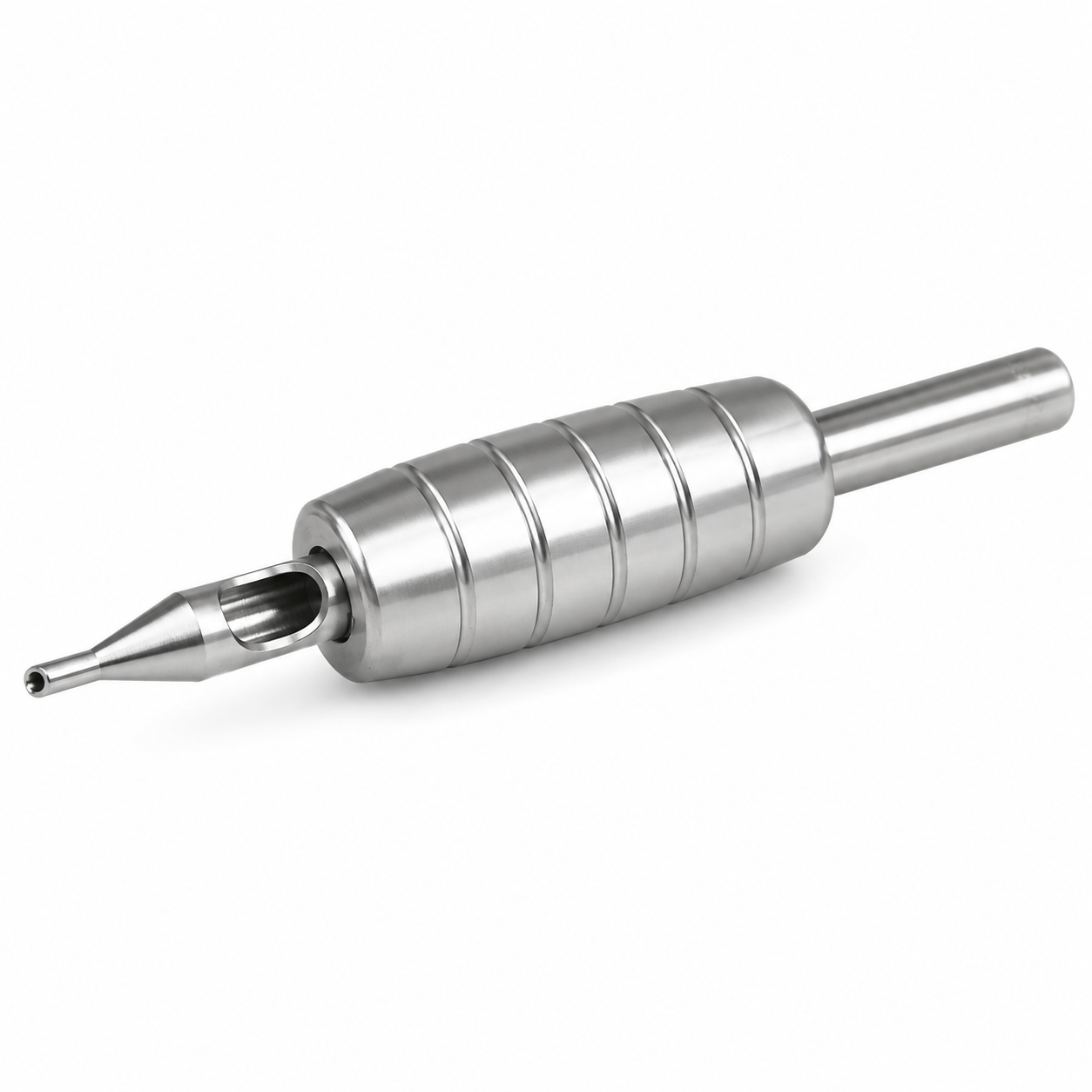 Five Eighths Inch Stainless Steel Ribbed Grip
