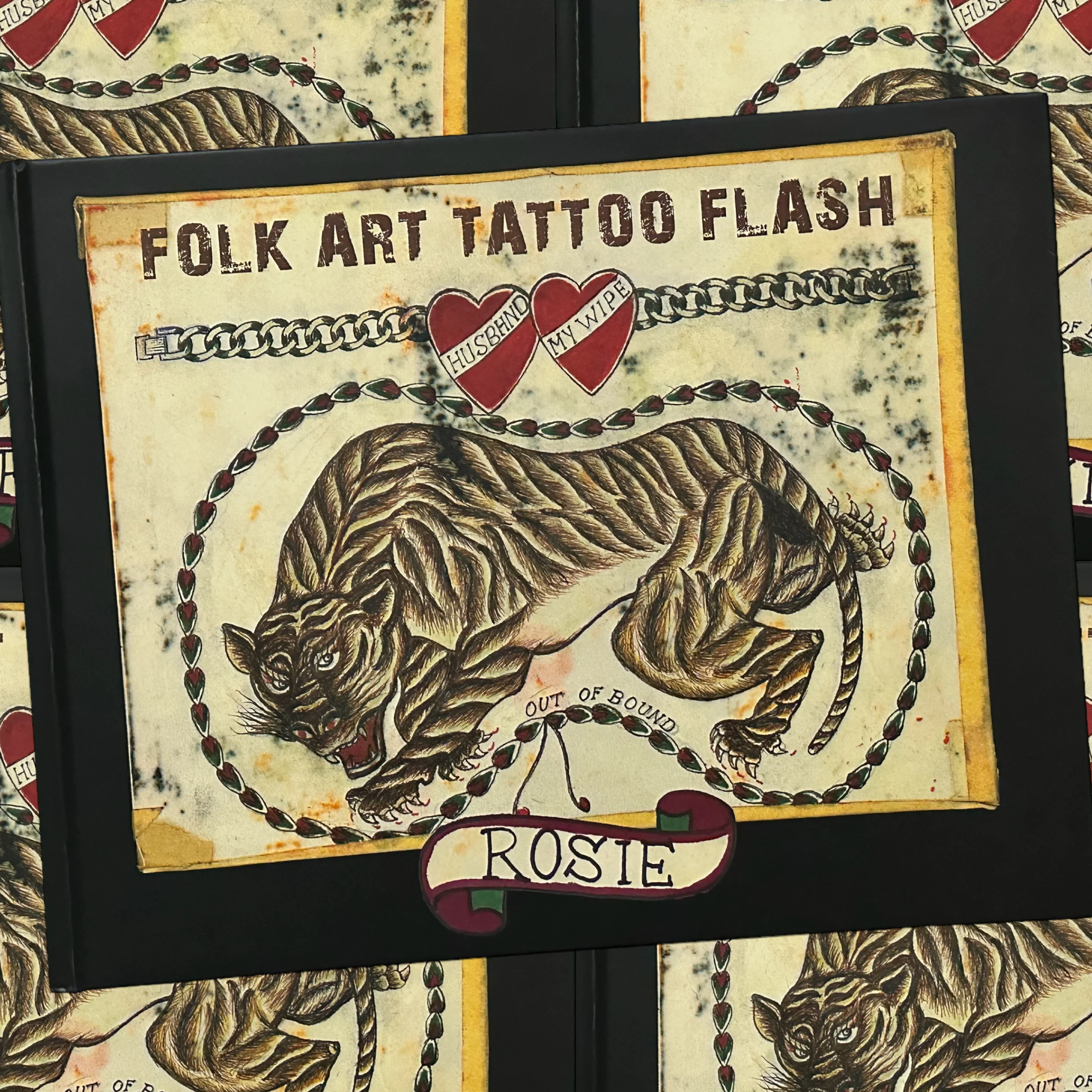 Rosie Folk Art Flash Book