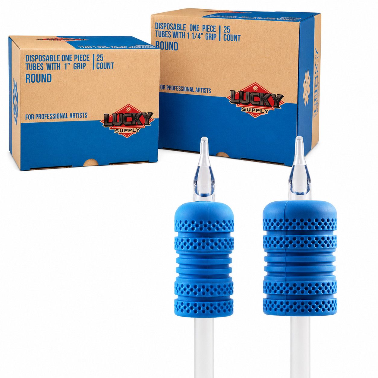 V1 Round Clear Disposable Tubes