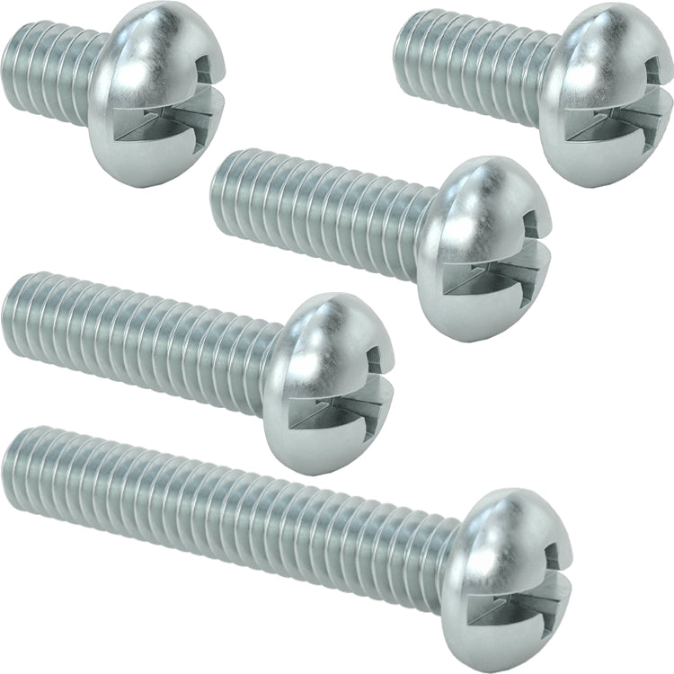 Steel Round Head Phillips 8-32 - 1/4"

