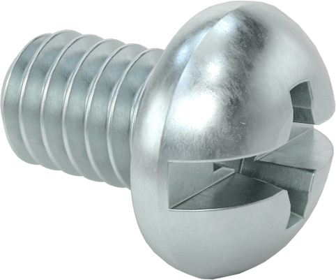 Steel Round Head Phillips 8-32 - 1/4"
