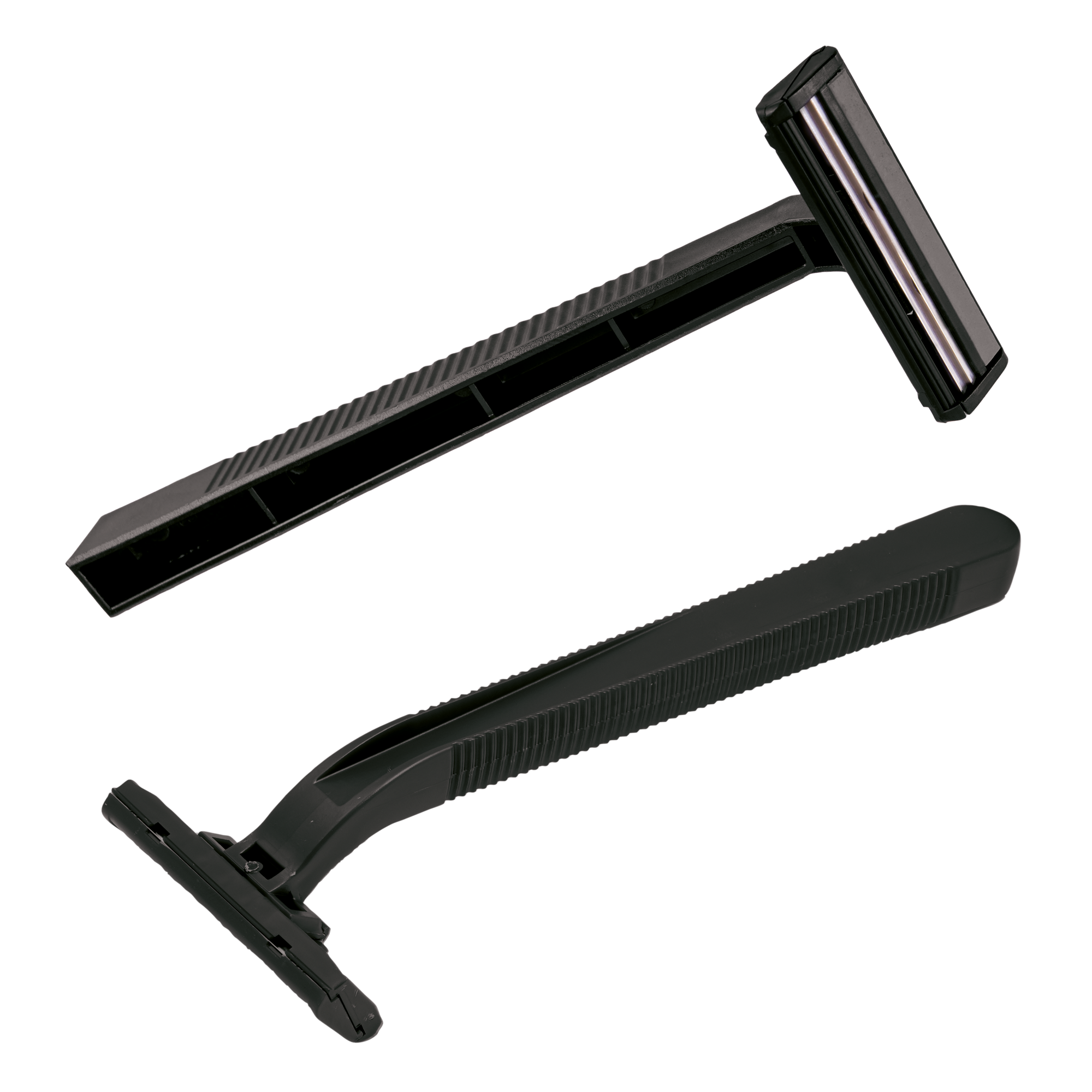 Double Blade Black Razors — Professional Disposable Tattoo Prep Razors ...