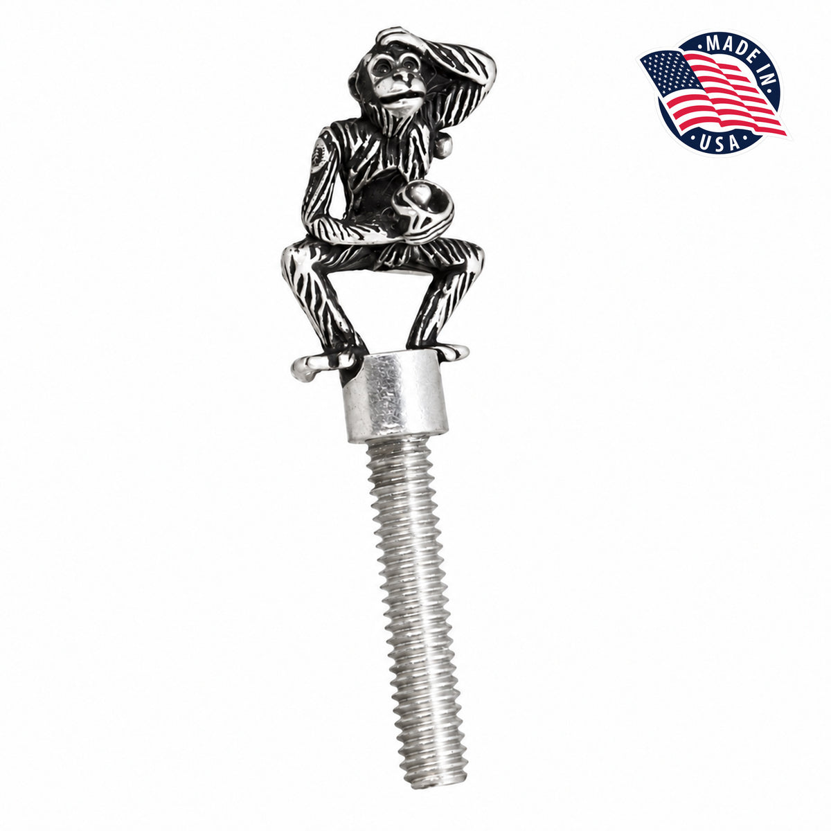 Signifying Monkey Sterling Silver Tattoo Machine Contact Screw