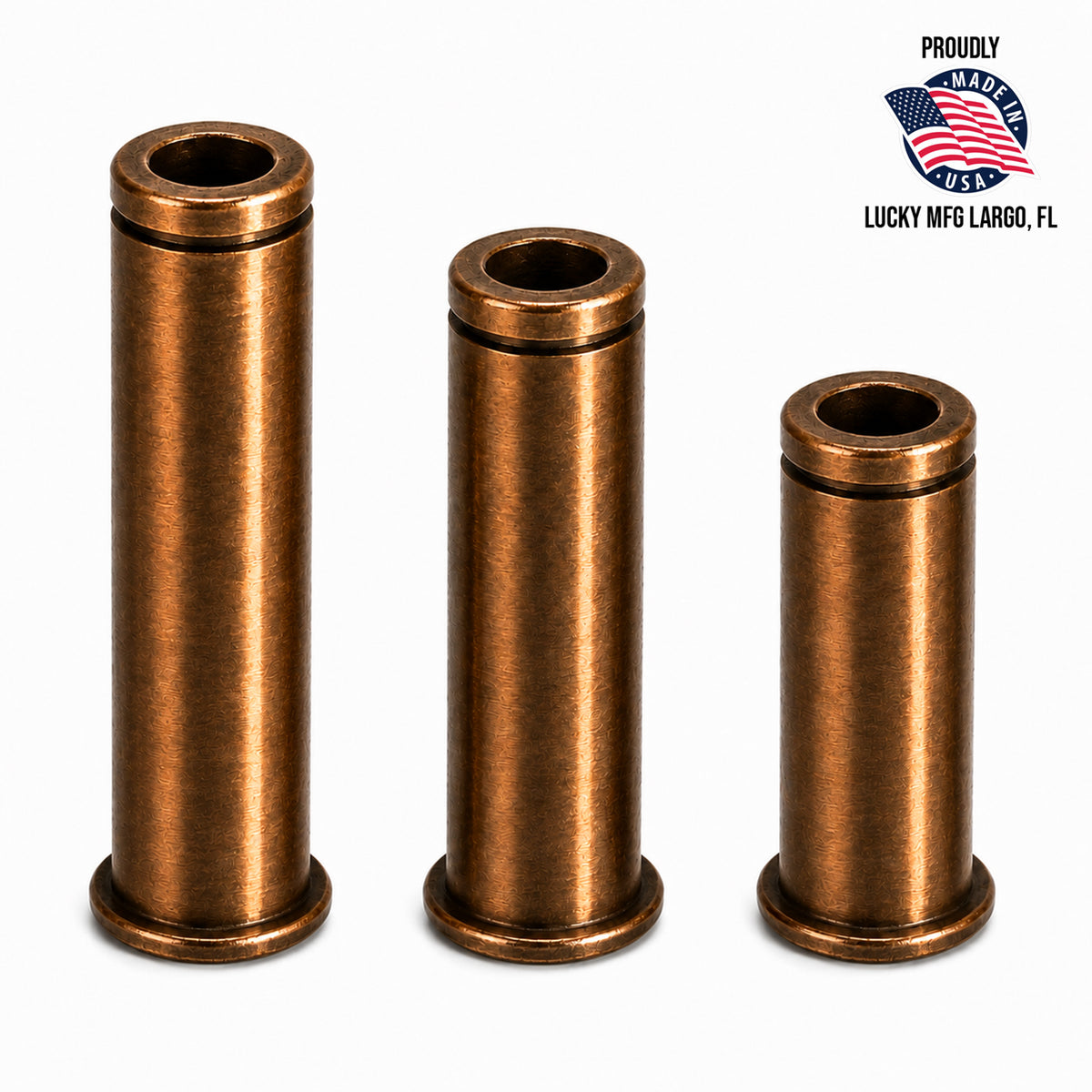 Silicon iron T-Top tattoo machine coil core, 1" - 5/16", Lucky MFG