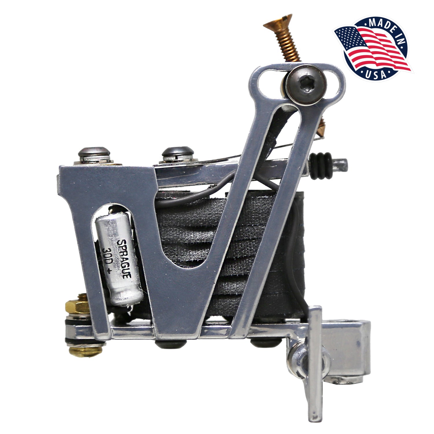 Handmade Veritas coil shader tattoo machine made in USA