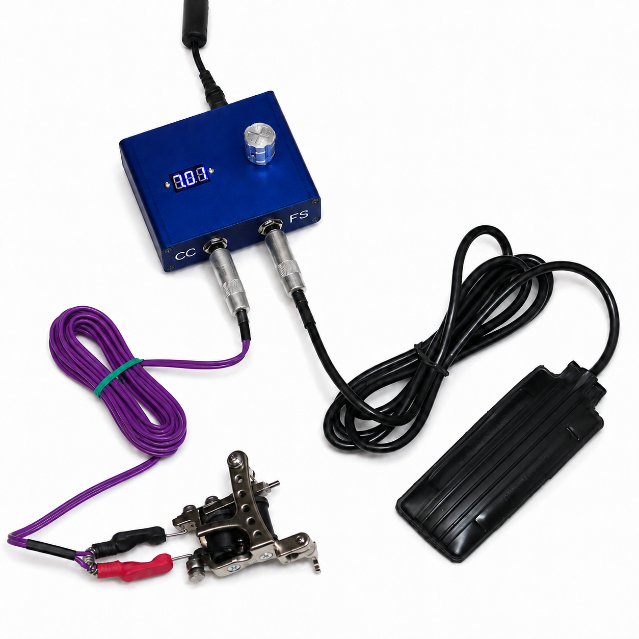 Small Soft Press Foot Switch with Black Cable