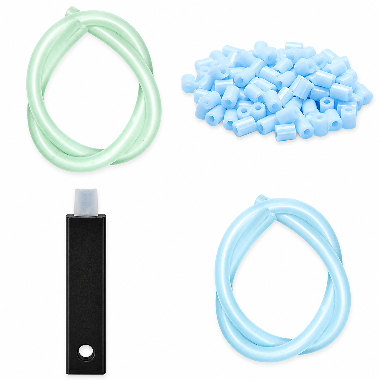 Green Soft Tubing (cut pieces)
