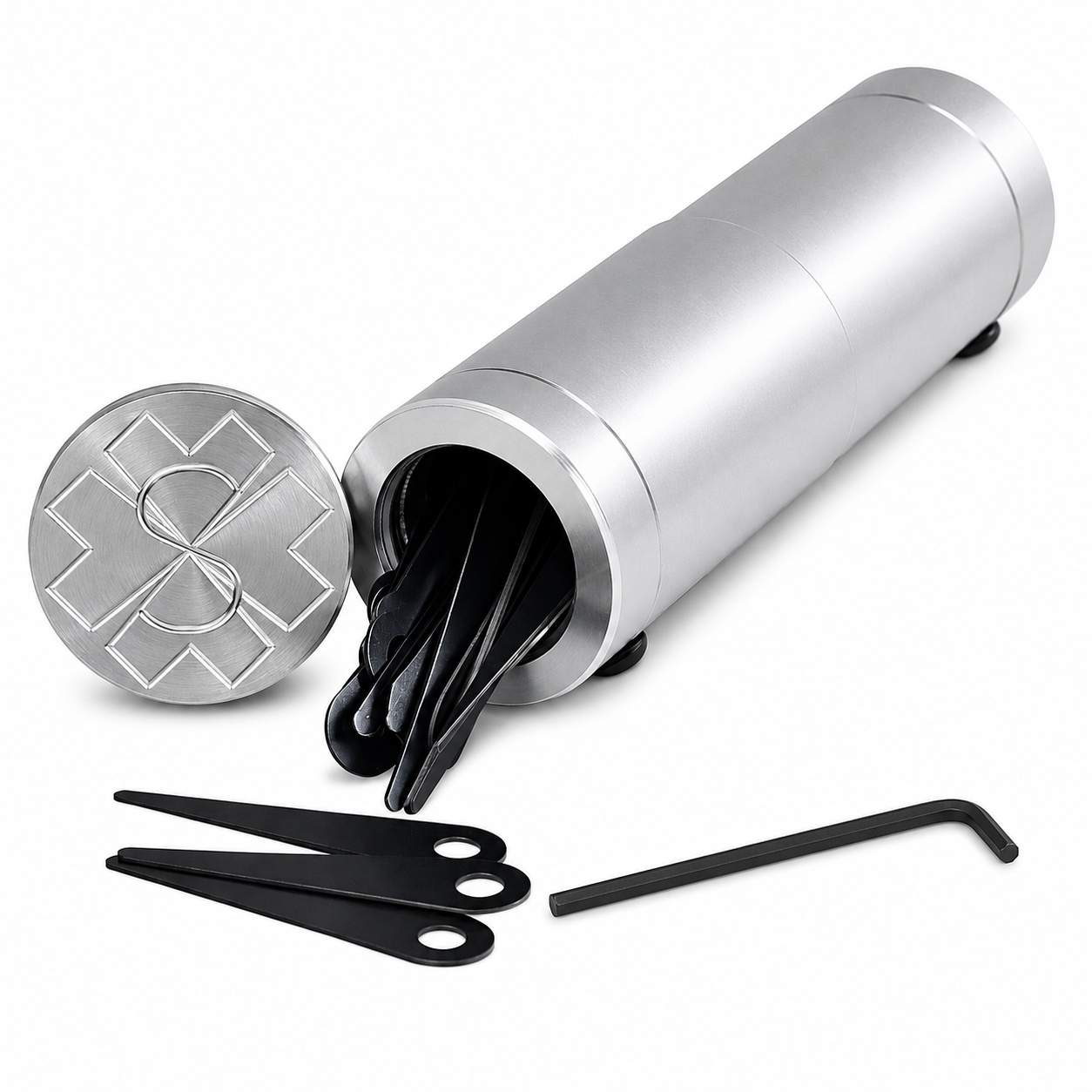Spring Roller with Machine Springs and Allen Wrench Key Tool
