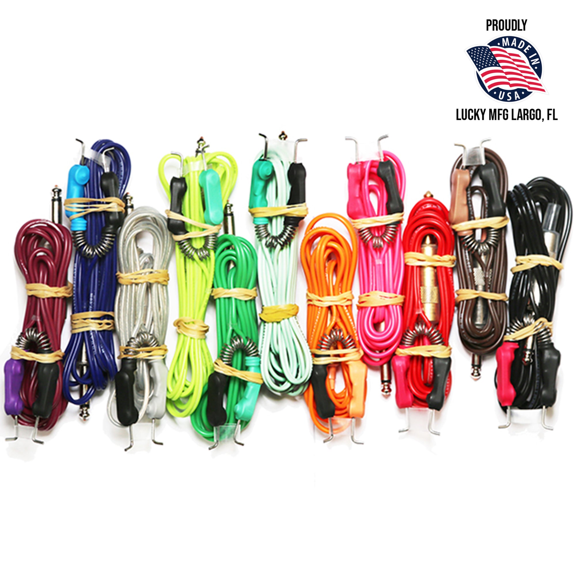 Lucky Supply Silicone Clip Cord With Springs