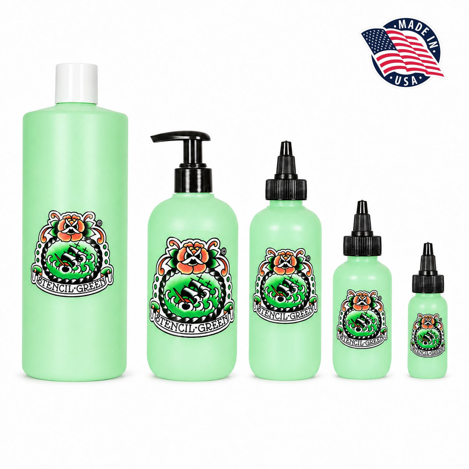 2 oz Stencil Green