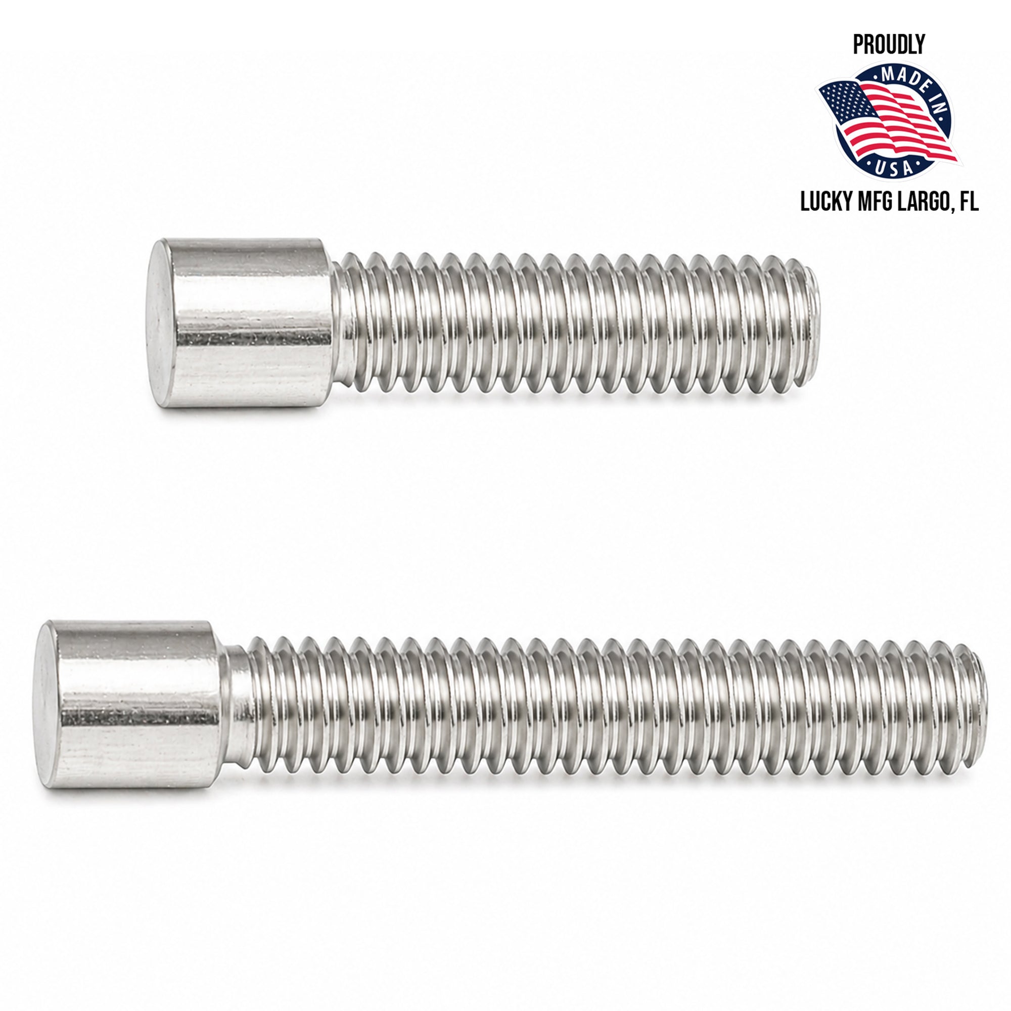 Short Sterling Silver Contact Screw