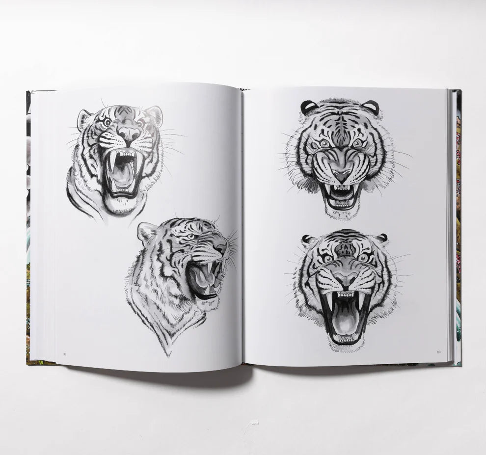 The Tiger Book - Tim Lehi Designs & Variations for Tattooing