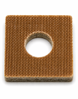 5/16" ID Thick Brown Phenolic Square Fiber Washers