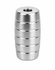 Three Quarter Inch Ribbed Stainless Steel Tube Grip