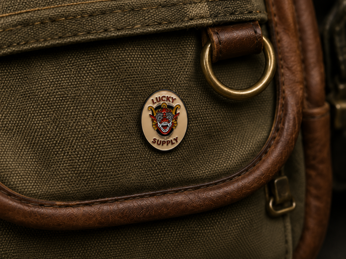 Tibetan Bat Enamel Pin