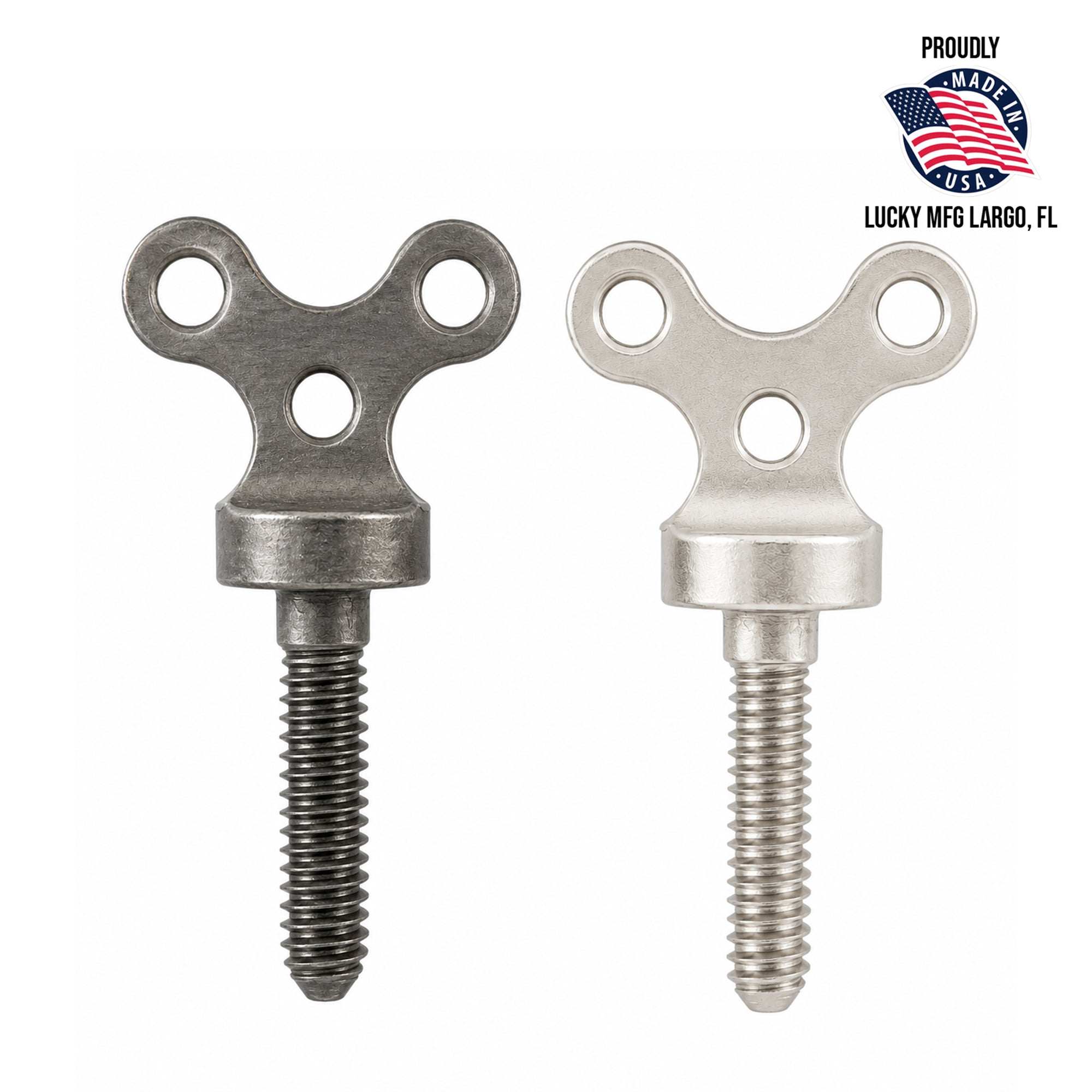 Nickel Plated Tick Tock Tube Vice Screw