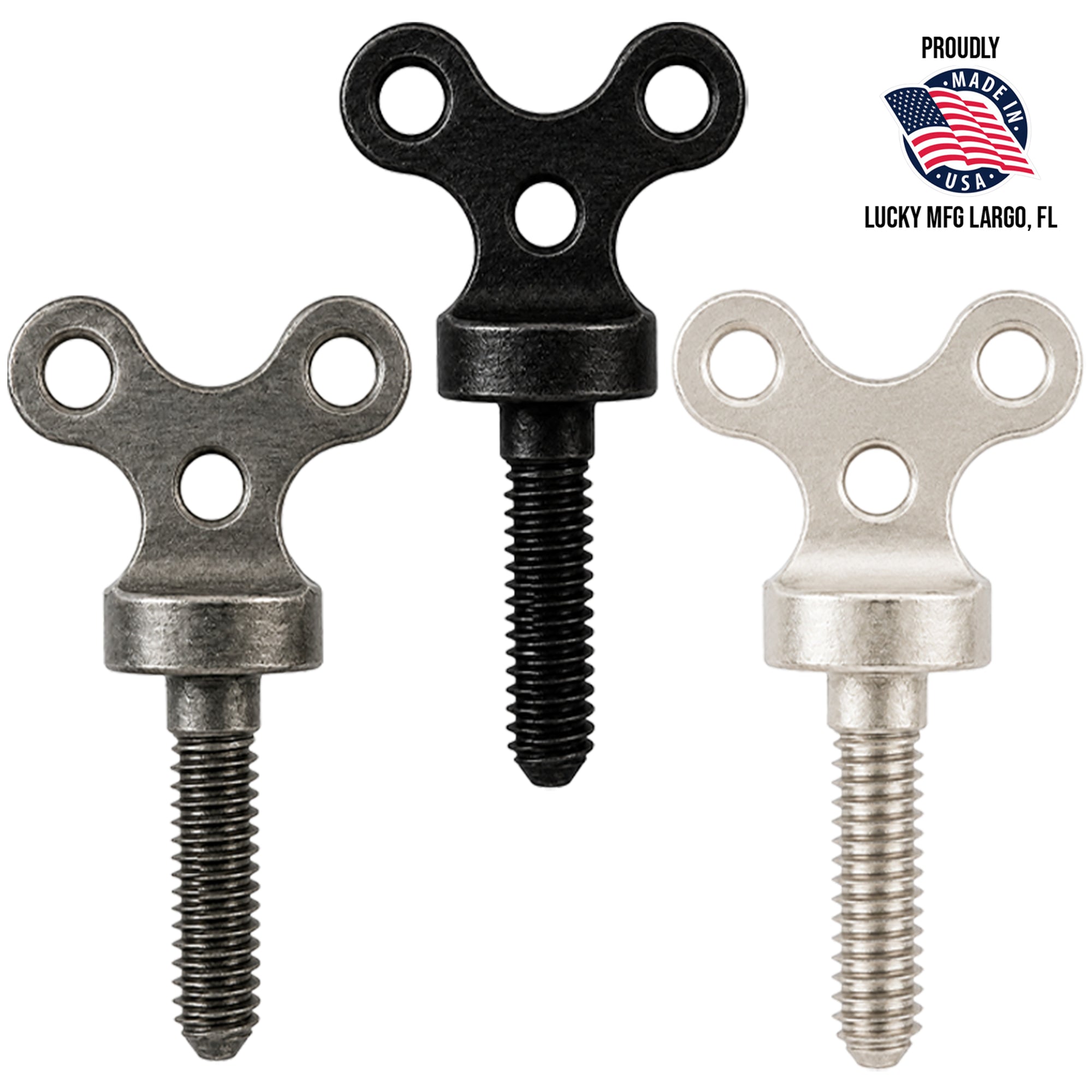Nickel Plated Tick Tock Tube Vice Screw