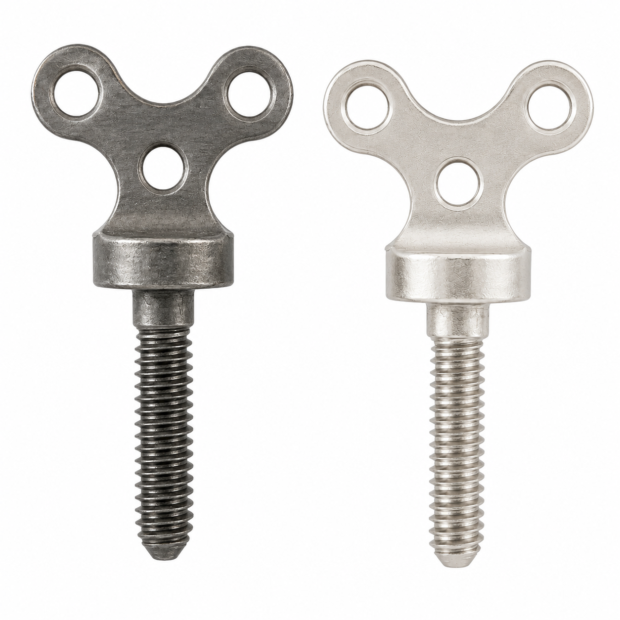 Nickel Plated Tick Tock Tube Vice Screw
