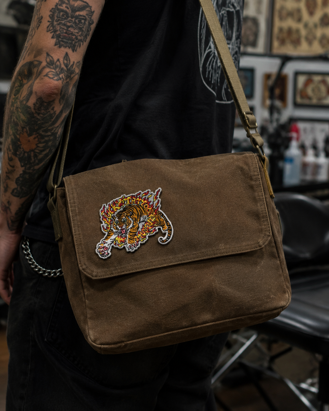 Lucky Tattoo Museum x Tim Lehi Tiger Patch