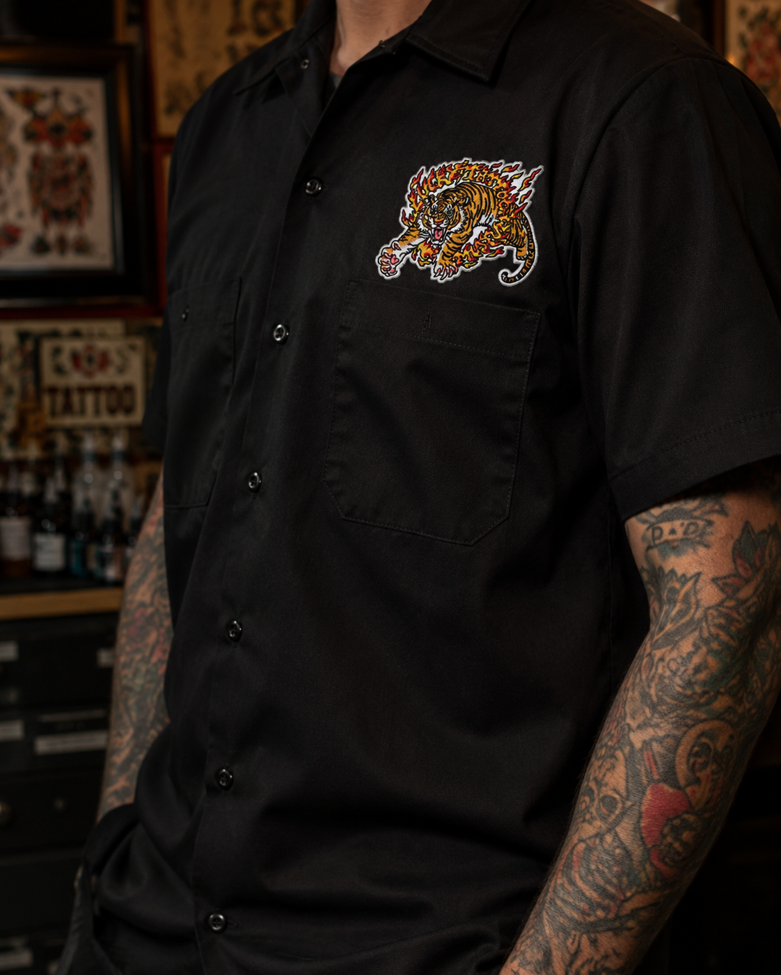 Lucky Tattoo Museum x Tim Lehi Tiger Patch