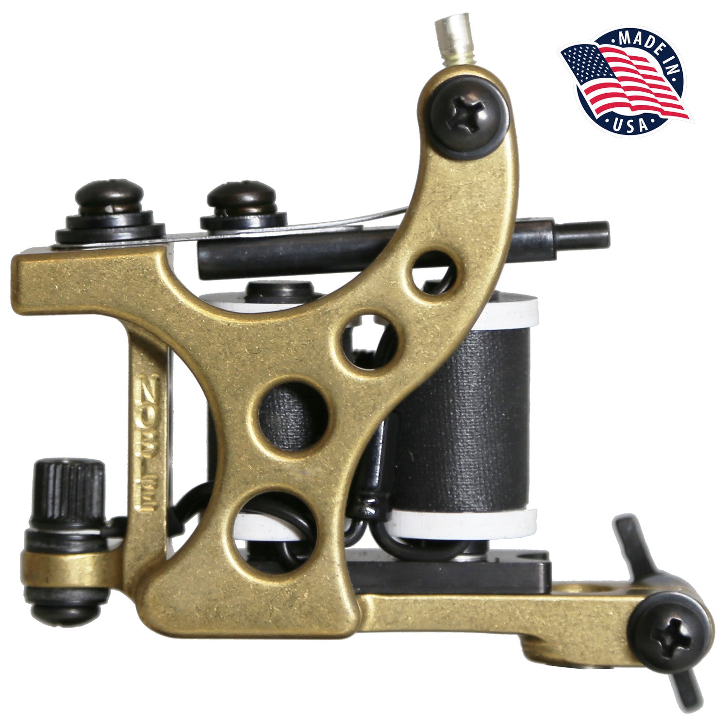 Todd Noble Oyster Perpetual Liner Tattoo Machine - Brass