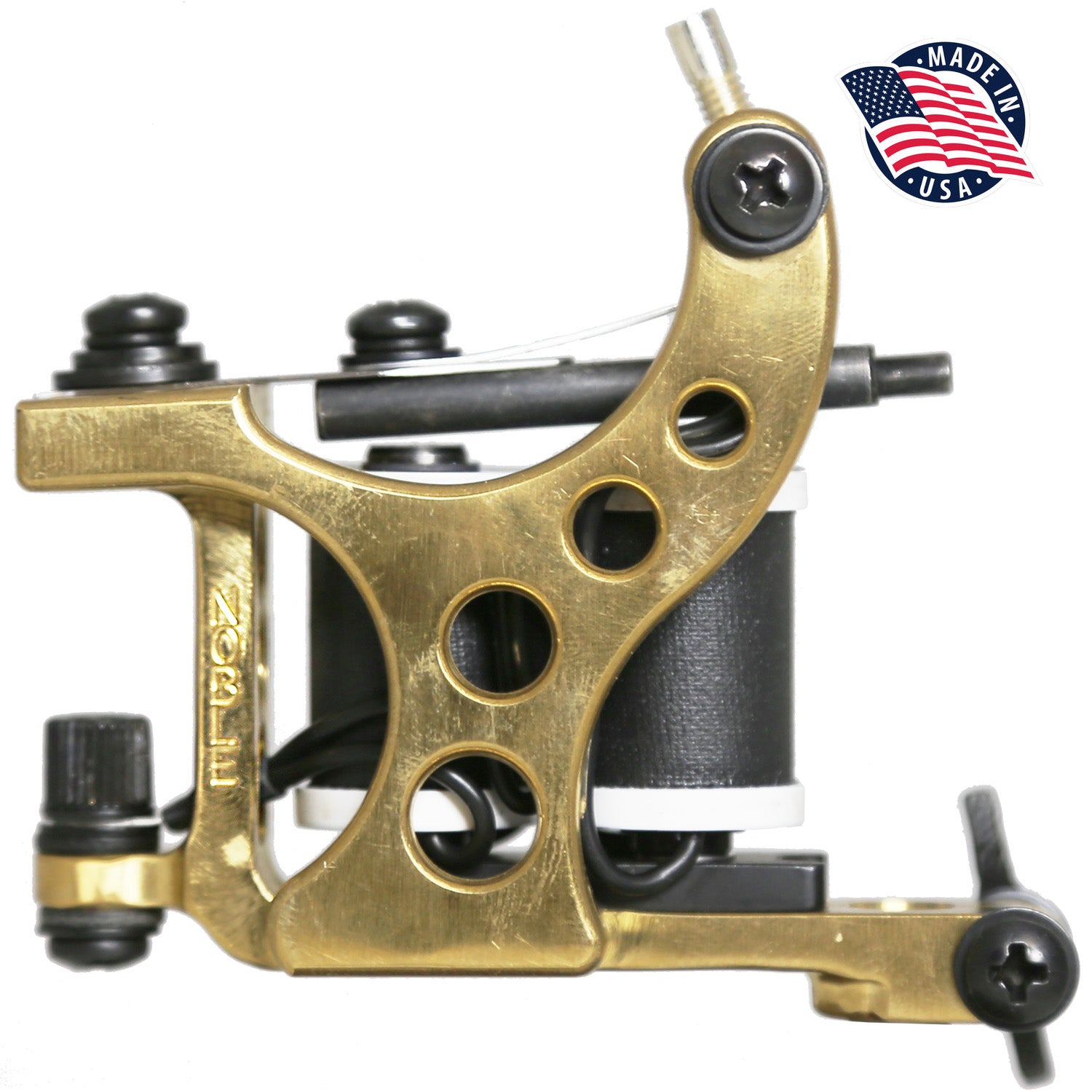 Todd Noble Oyster Perpetual Shader Tattoo Machine - Brass