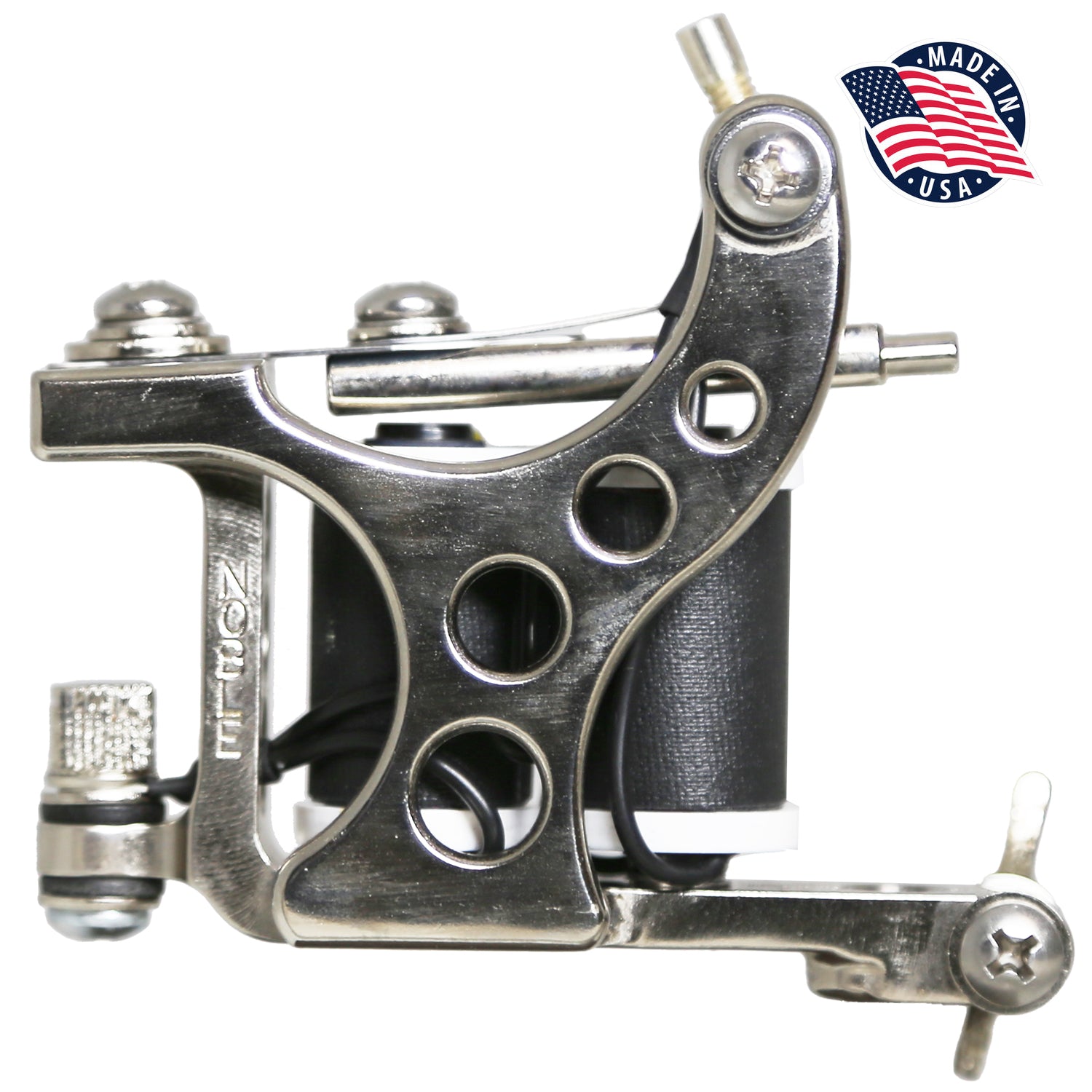 Todd Noble Oyster Perpetual Shader Tattoo Machine - Nickel - Made in USA