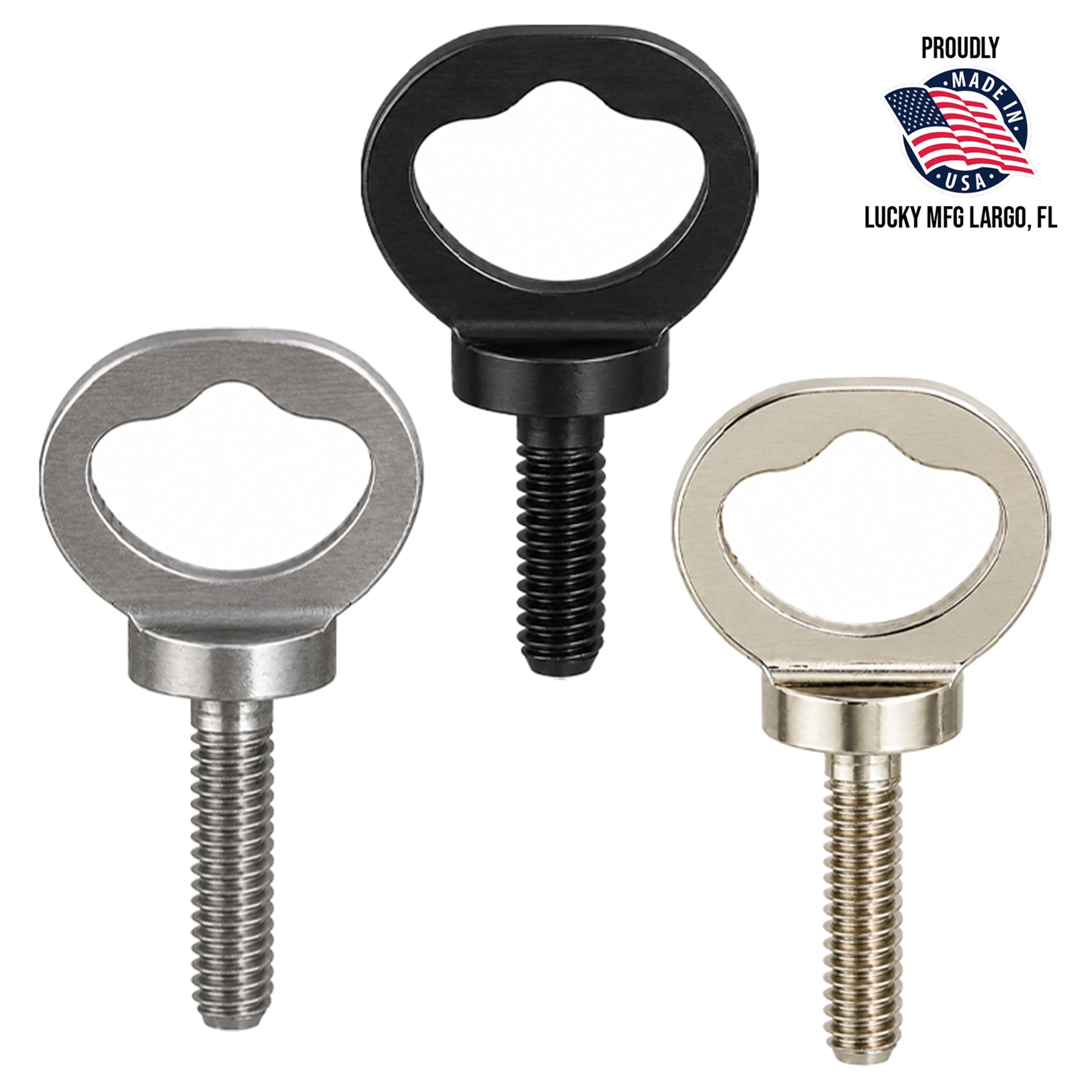 Blackened UFO Tube Vice Screw