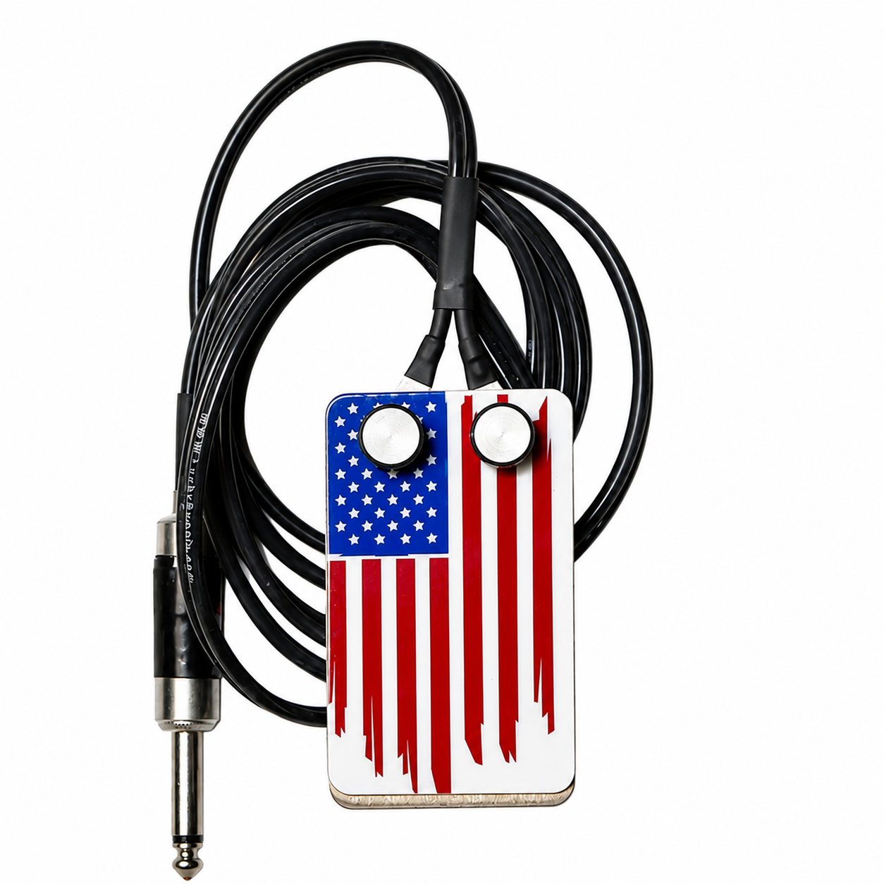 US Flag Foot Switch - Red, White and Blue