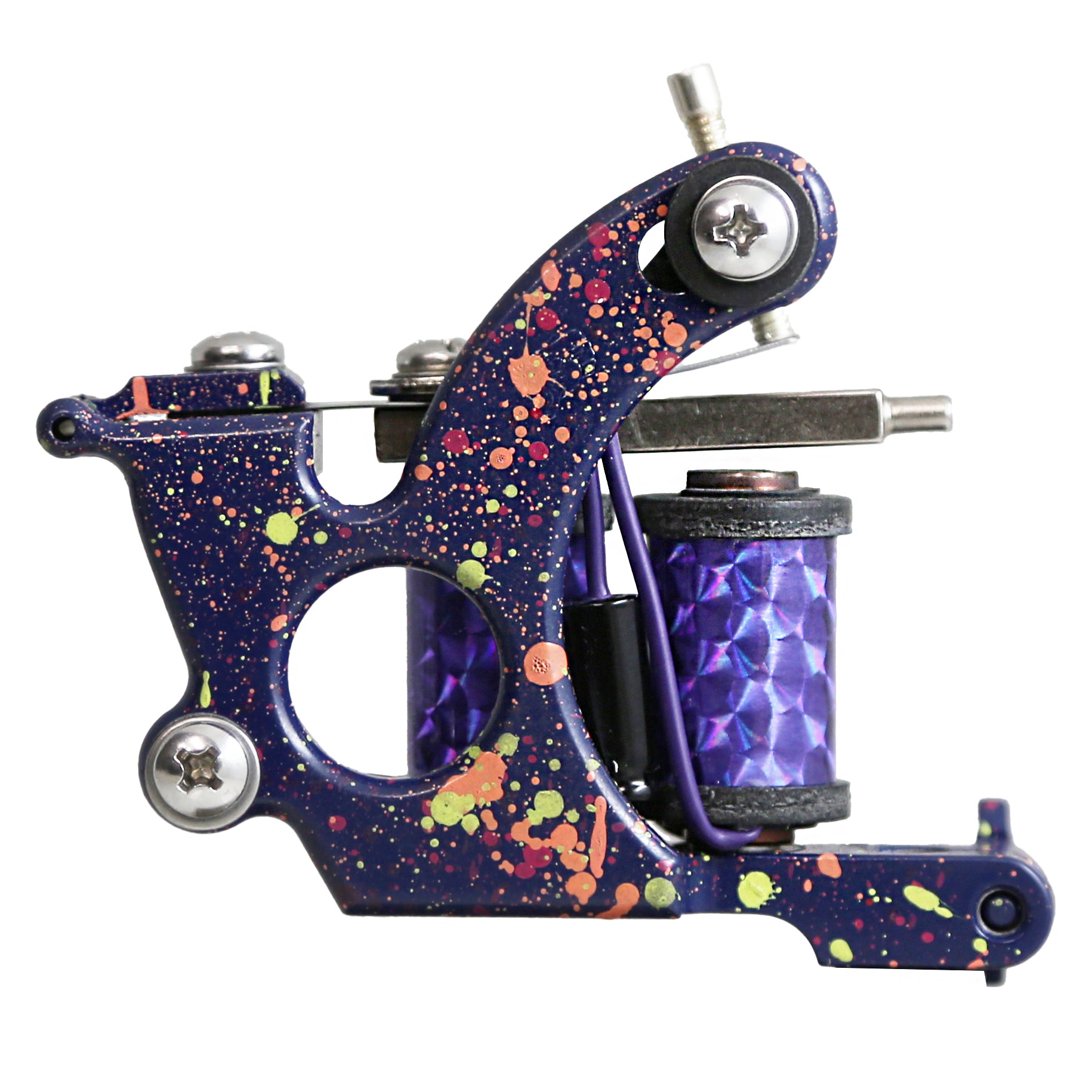 Universal Hinged liner tattoo machine for large needle groupings