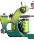 Hand-built Lucky Supply tattoo machine made in the USA
