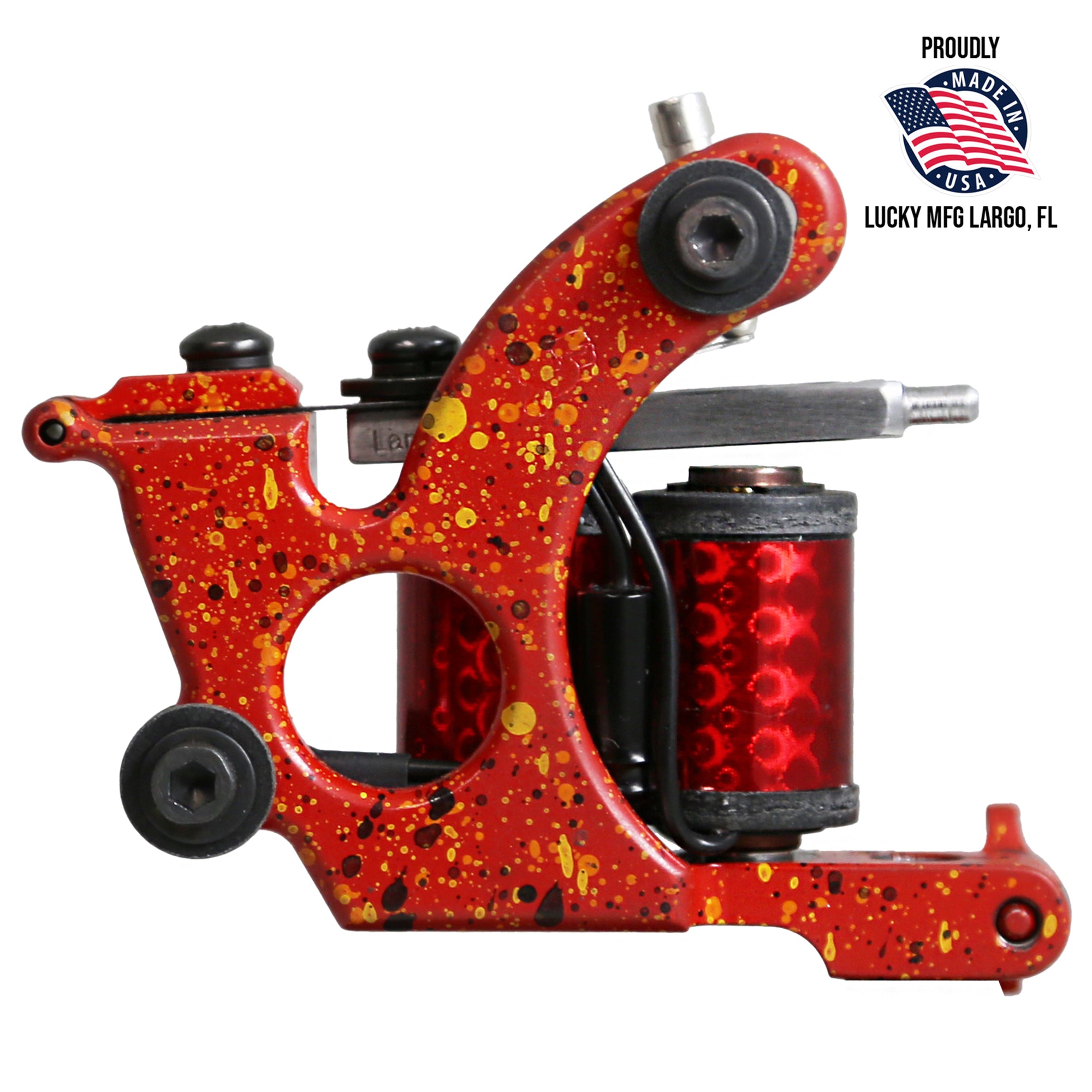 Lucky Supply Universal Hinged Liner in Red Splatter finish