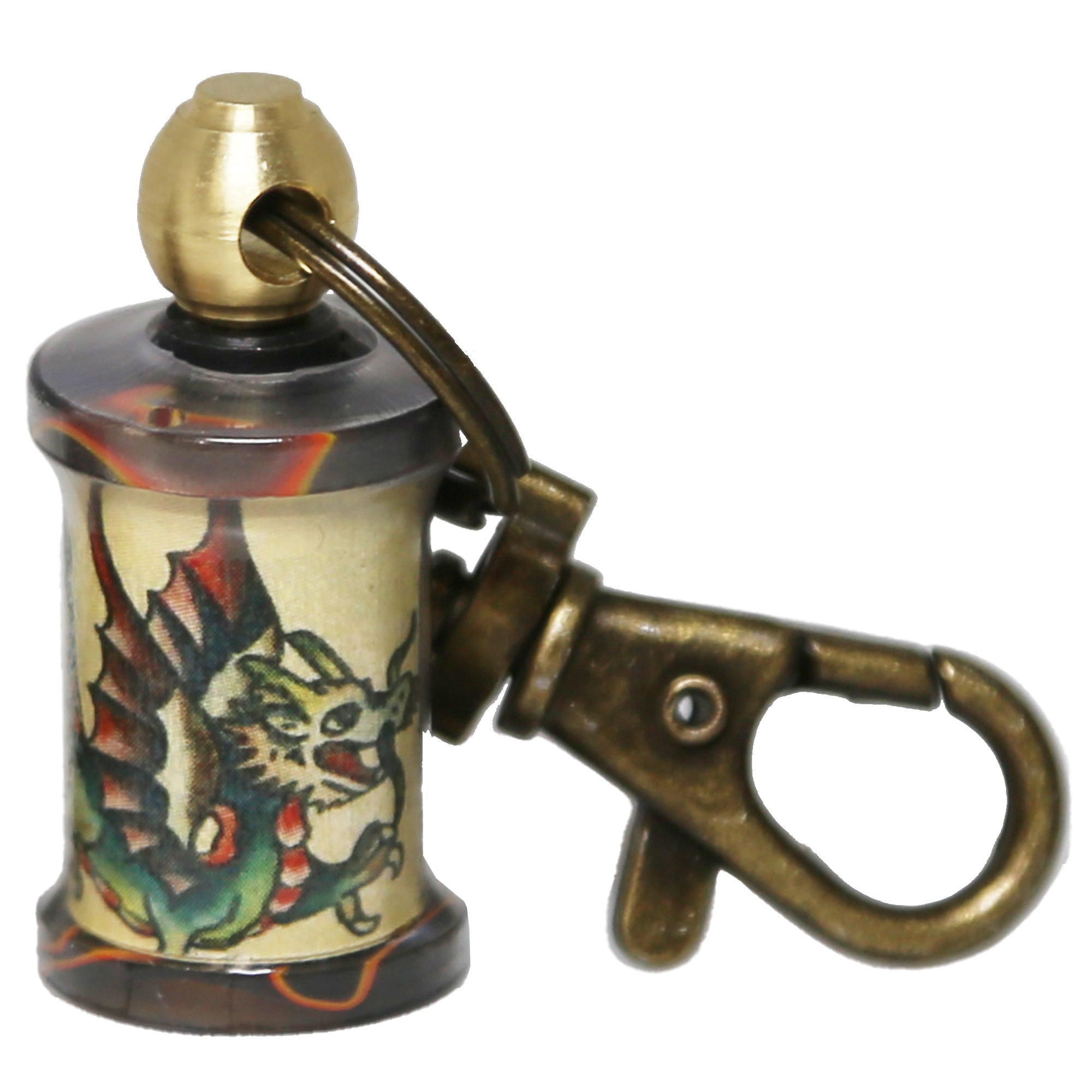 King&#39;s Dragon Coil Keychain