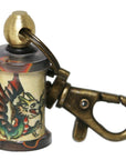 King's Dragon Coil Keychain