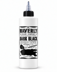 Waverly Dark Black tattoo ink 12 oz bottle with twist-top dispensing cap