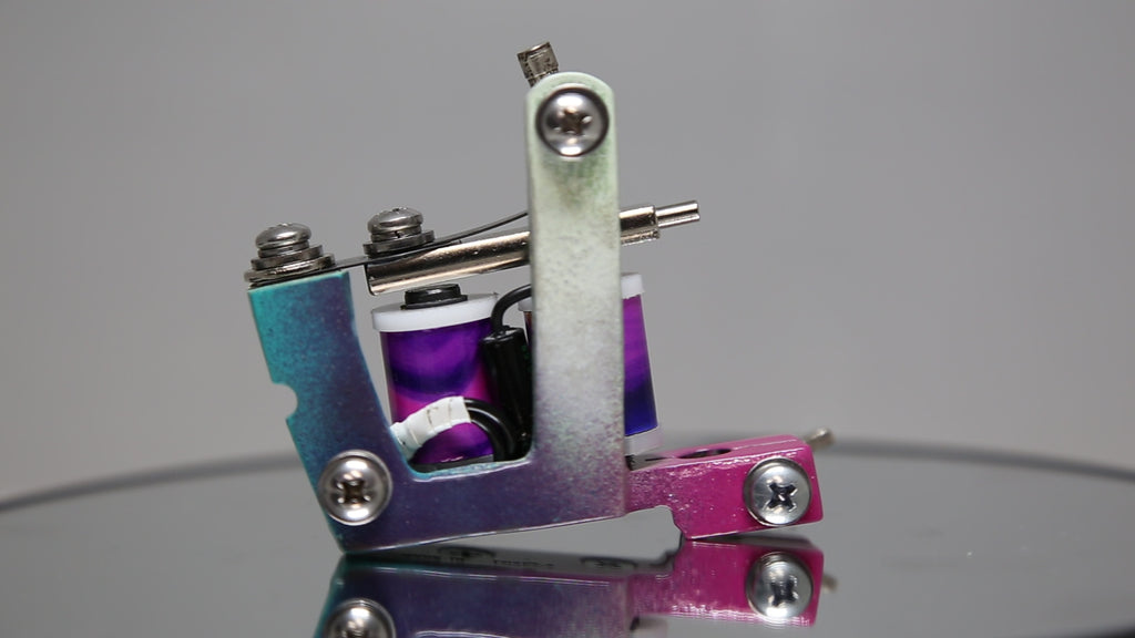 360 Degree View of Lucky MFG V-Frame Liner — Coil Tattoo Machine