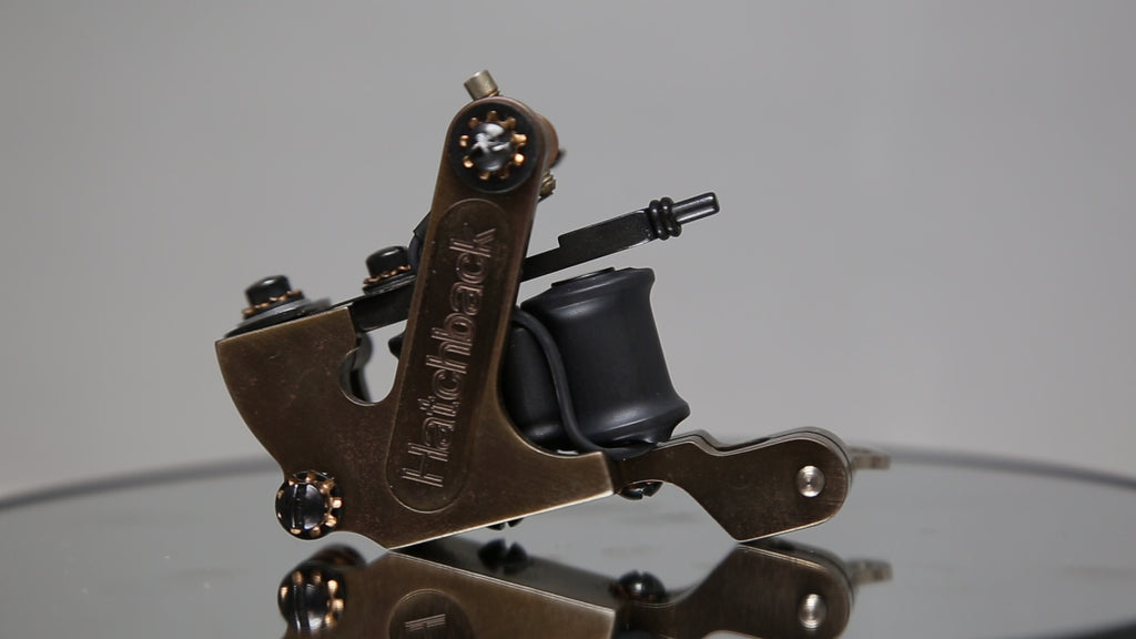 360 Degree View of Hatchback Irons Patina Liner Tattoo Machine