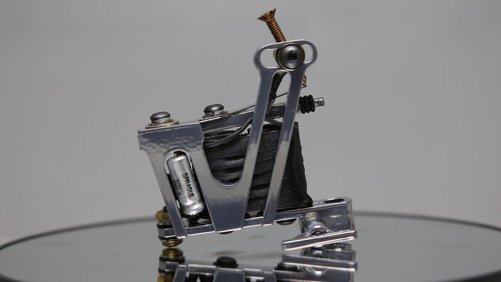 360 Degree View of Veritas MFG. Slotted #6 Shader Coil Tattoo Machine