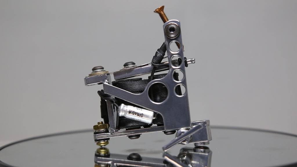 360 Dgree View of Veritas MFG. PM Jonesy Shader Coil Tattoo Machine